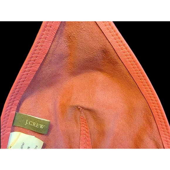 J. Crew Pink Leather Bra Top XSmall - Picture 3 of 8